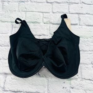 NWT Delimira 38H Posture Full Coverage Bra Front Closure Full Figure